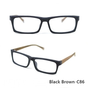 Wood Grain Pattern Glasses -square- / ウッド グレイン パターン メガネ -スクエア-　