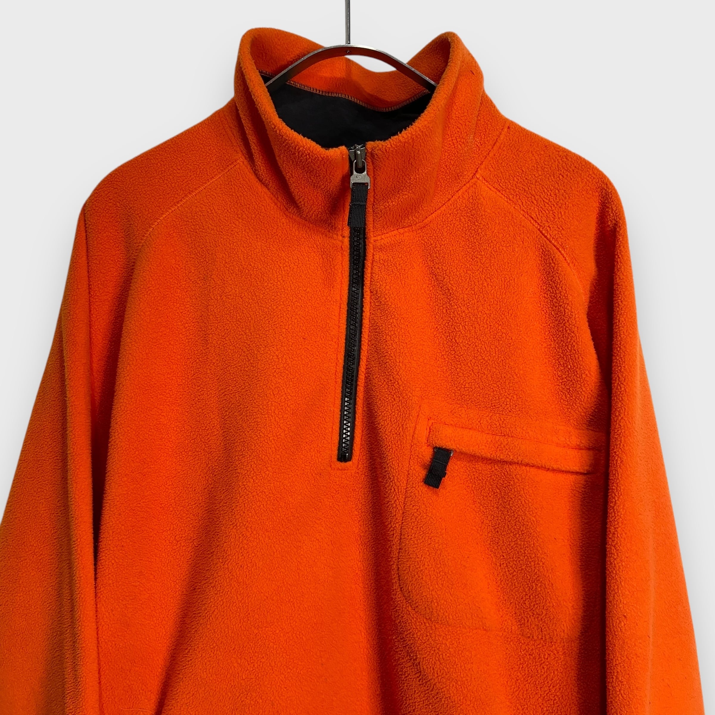 NIKE ナイキ ハーフジップフリース L オレンジ 2000年 | 古着屋 Uan