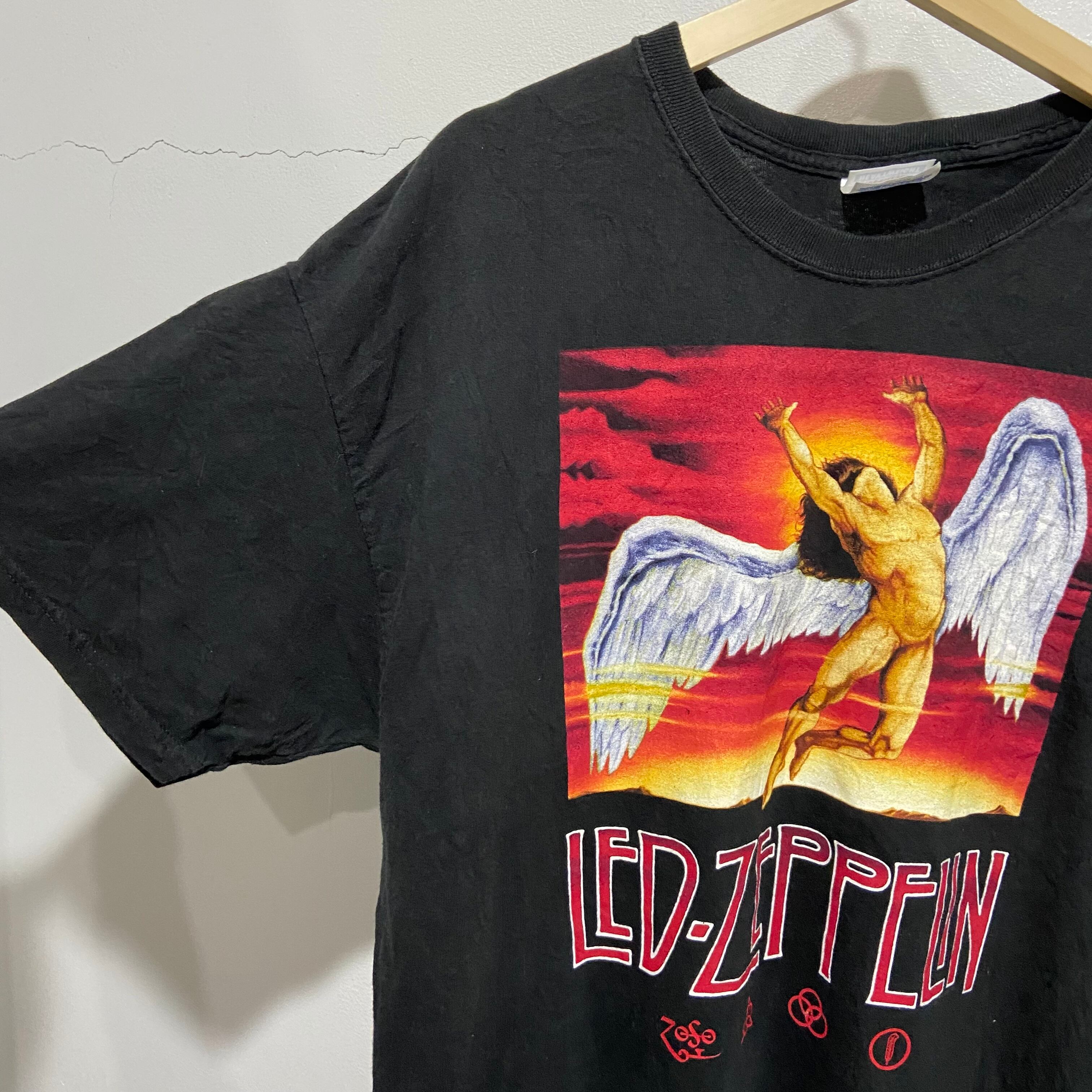 送料無料』レッドツェッペリン バンドTシャツ 04年製 ヘインズXL