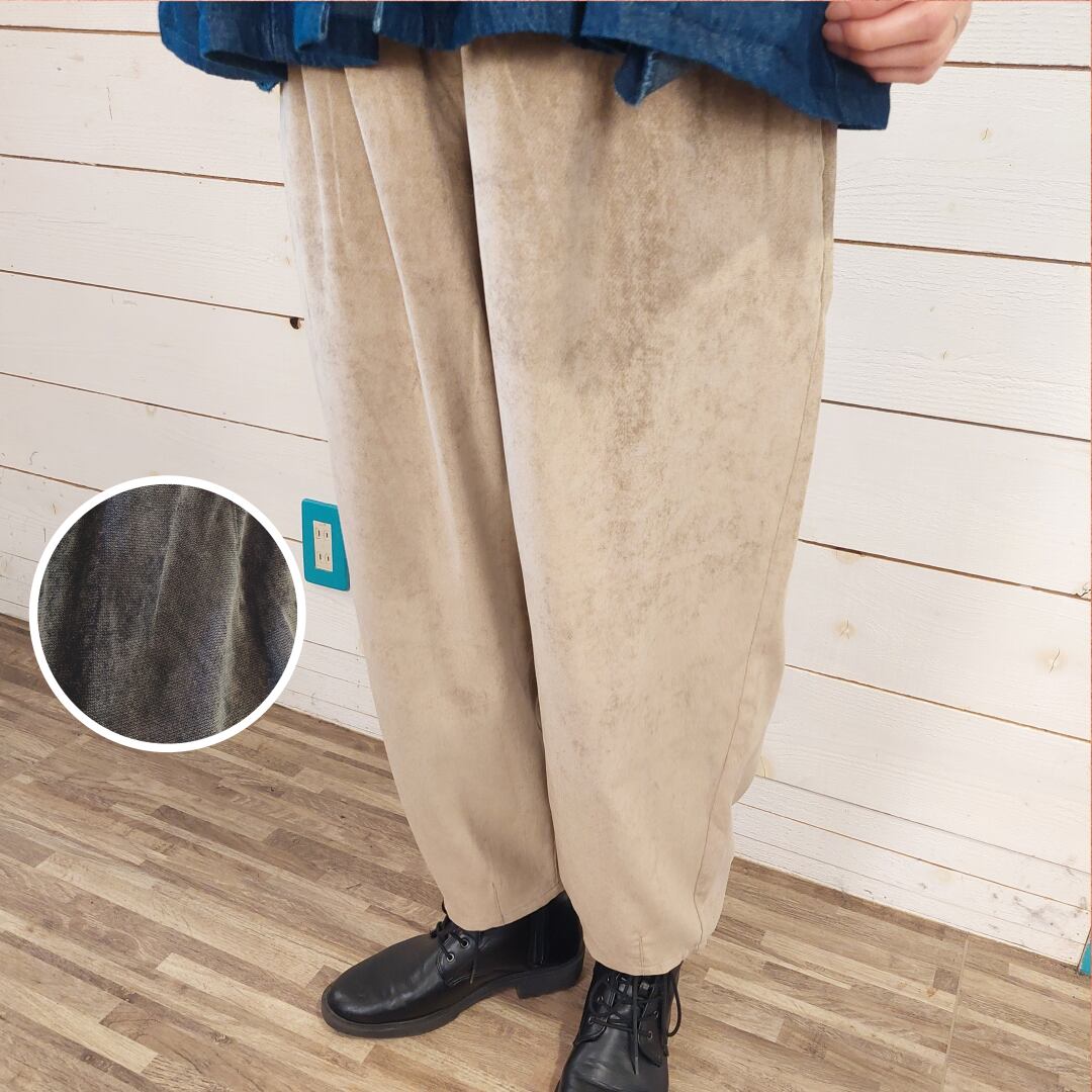 起毛ストレッチ　サーカスパンツ   P-584