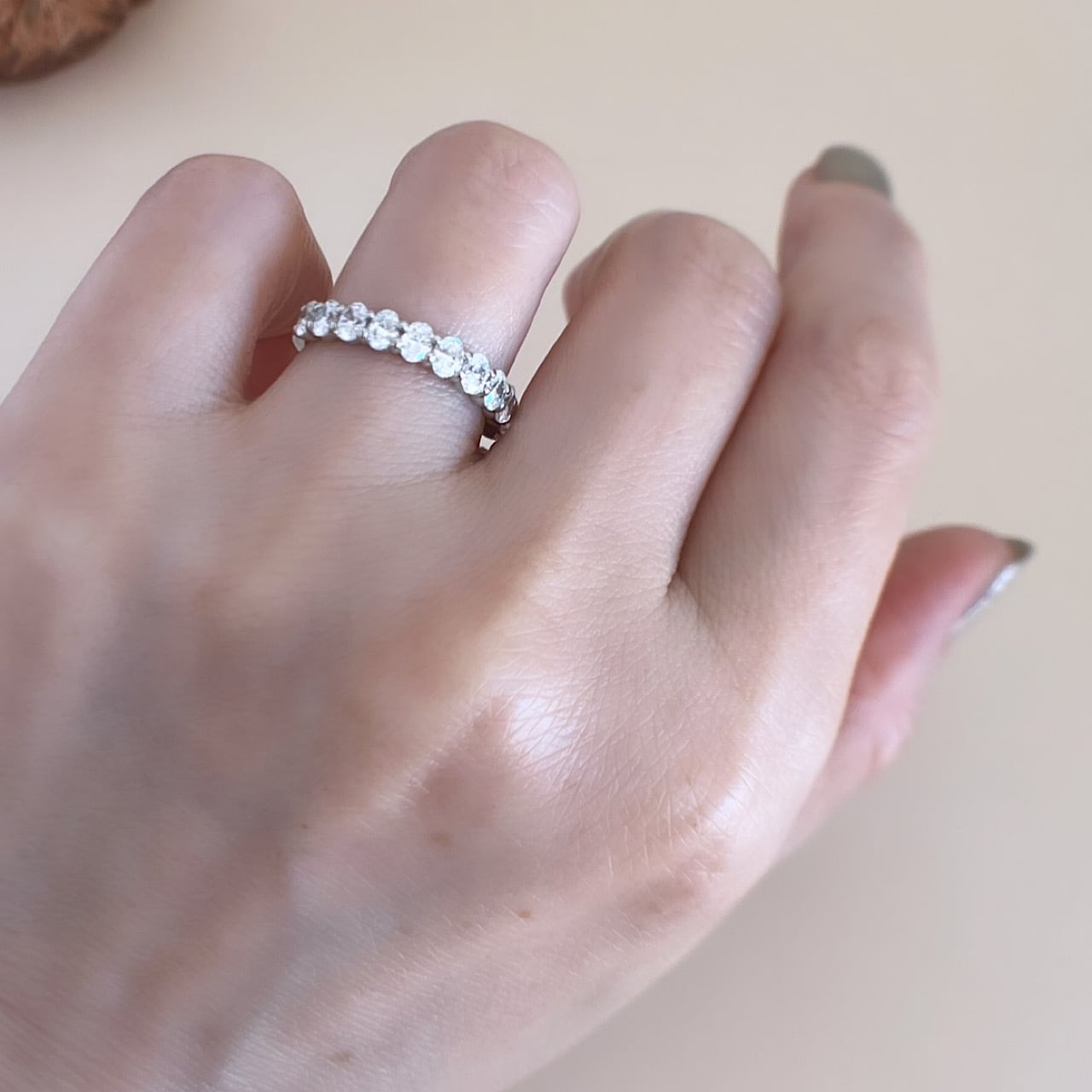 Pt1000　天然ダイヤモンドリング　サイズ8号　D0.05ct　純プラチナ Pt1000 天然ダイヤモンドリング サイズ8号 D0.05ct 純プラチナ Pt1000