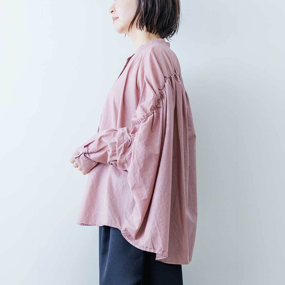 mizuiro ind バックギャザーワイドシャツ | LASQ store | ラスクストア