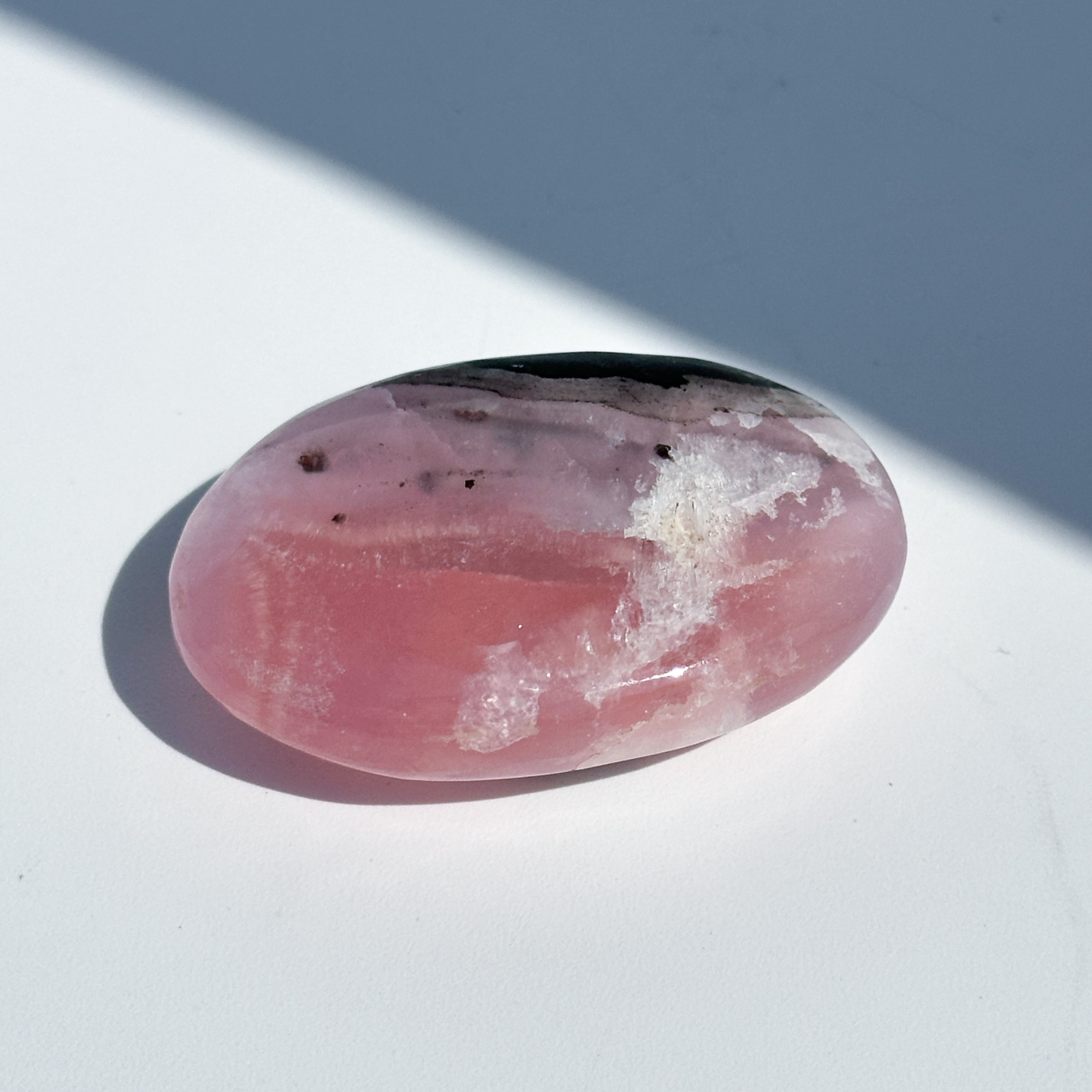 ピンクアラゴナイト パームストーン 72◇Pink Aragonite Palm Stone