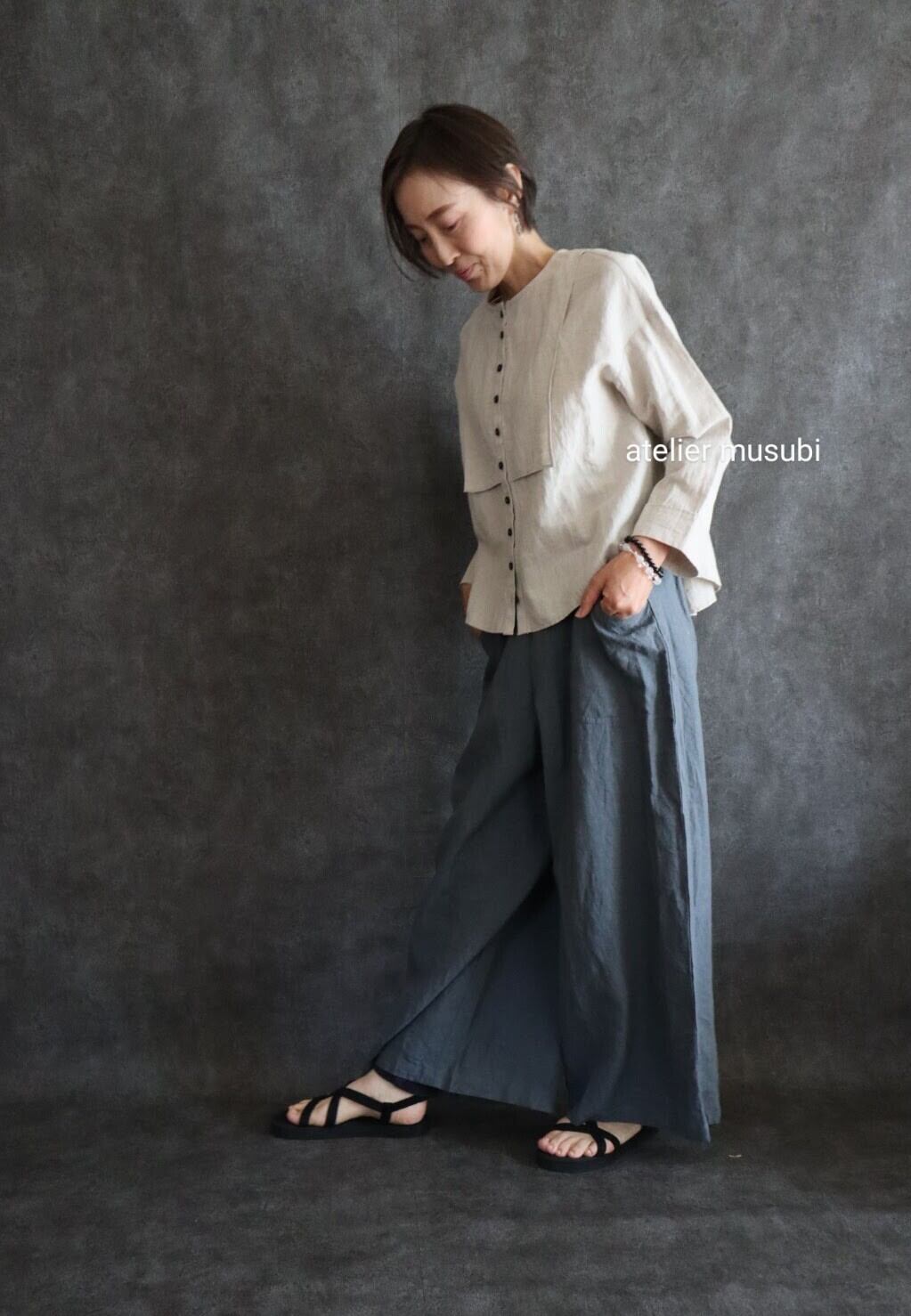 atelier musubi スモッキング2ウェイドレス ワンピース｜レディース