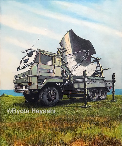 航空自衛隊　第1移動通信隊 J/TRQ-506（移動用多重通信装置）