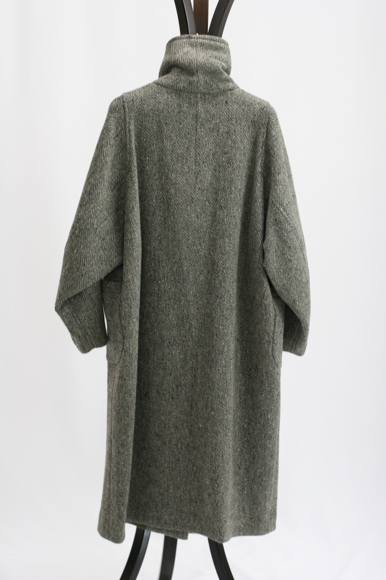 【Native Village】No.15 To the streets of Paris Shawl collar coat / gray（33261-15201）