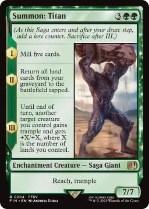 MTG《召喚:タイタン/Summon: Titan(FIN)》英語 Foil