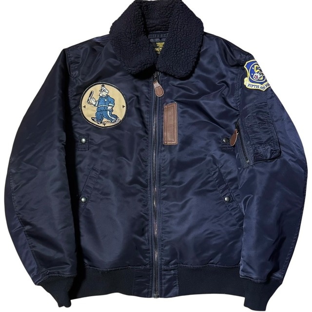 定価5.5万 タグ付 AT-DIRTY“ATD WARM DECK JACKET”V.KAHAKI ストーン 