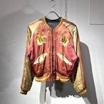 50s Souvenir Jacket "両A面” "日本地図” "笹虎” "CCバタフライジップ”