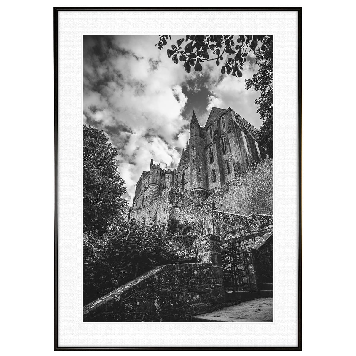 フランス写真 モン・サン＝ミシェル インテリアアートポスター