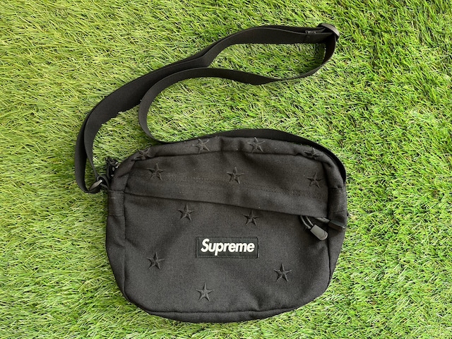 Supreme STARS SHOULDER BAG BLACK 79674