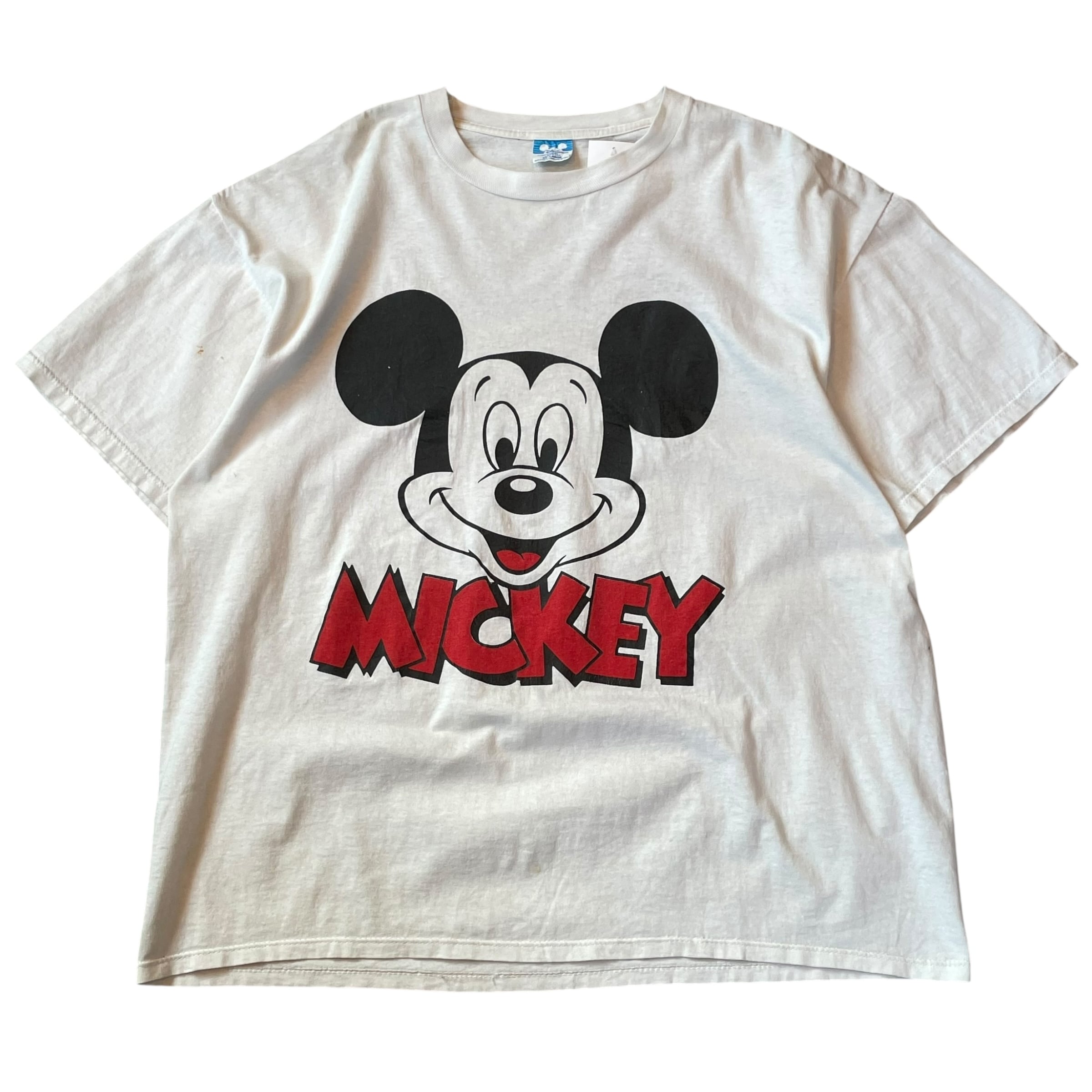 80s Disney "MICKEY Big Face" T-shirt
