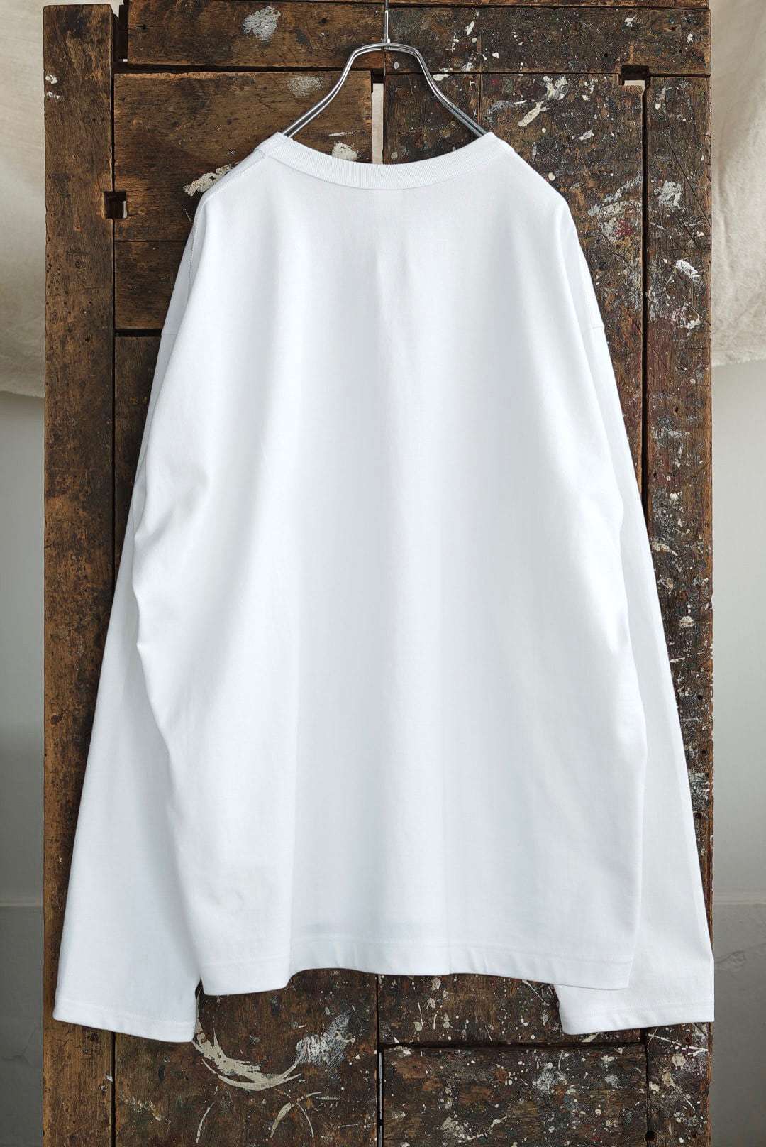TUKI - 原田服飾研究所 - LONG SLEEVE T / WHITE | Brownie