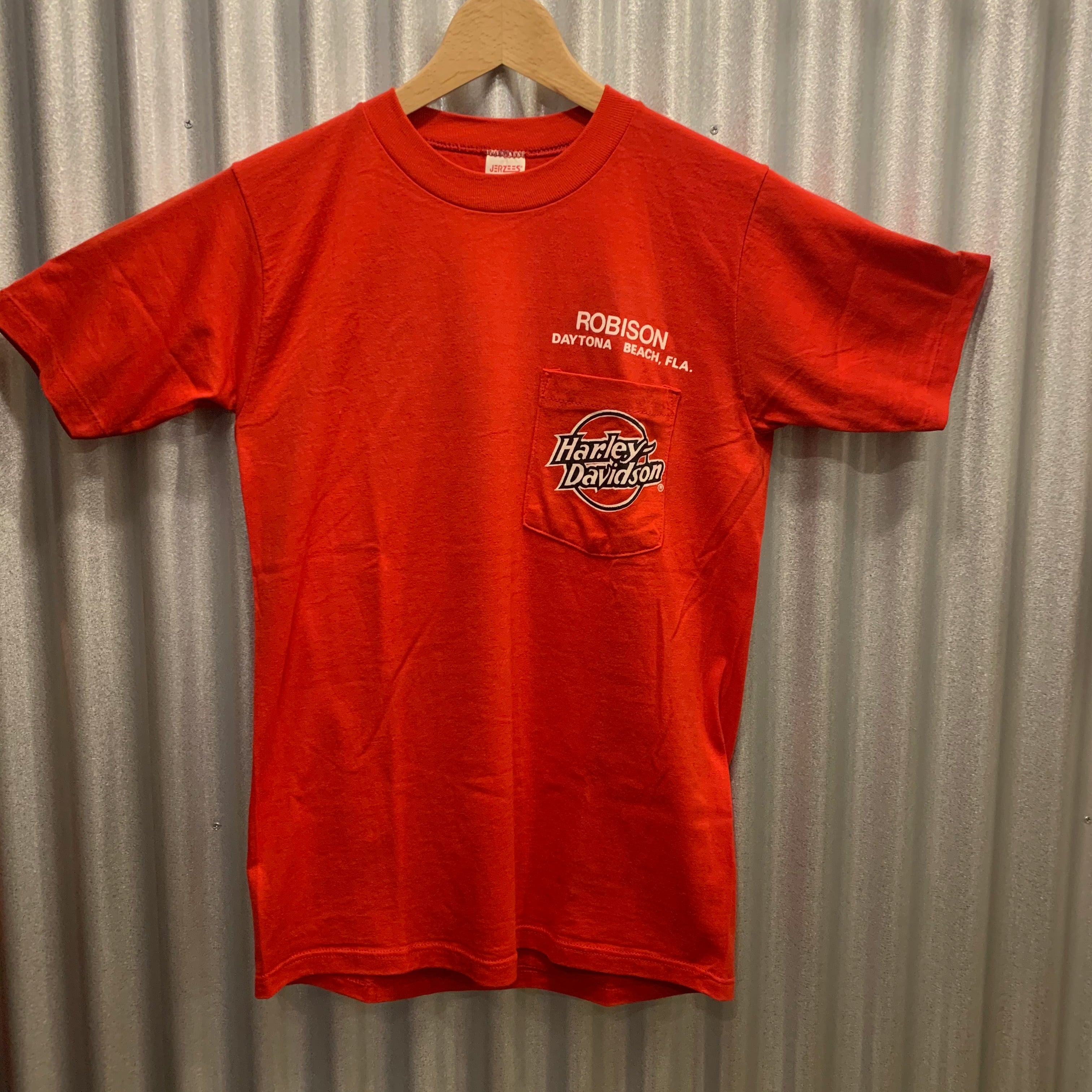 Harley Davidson red color t-shirts ハーレー・ダヴィッドソン デット