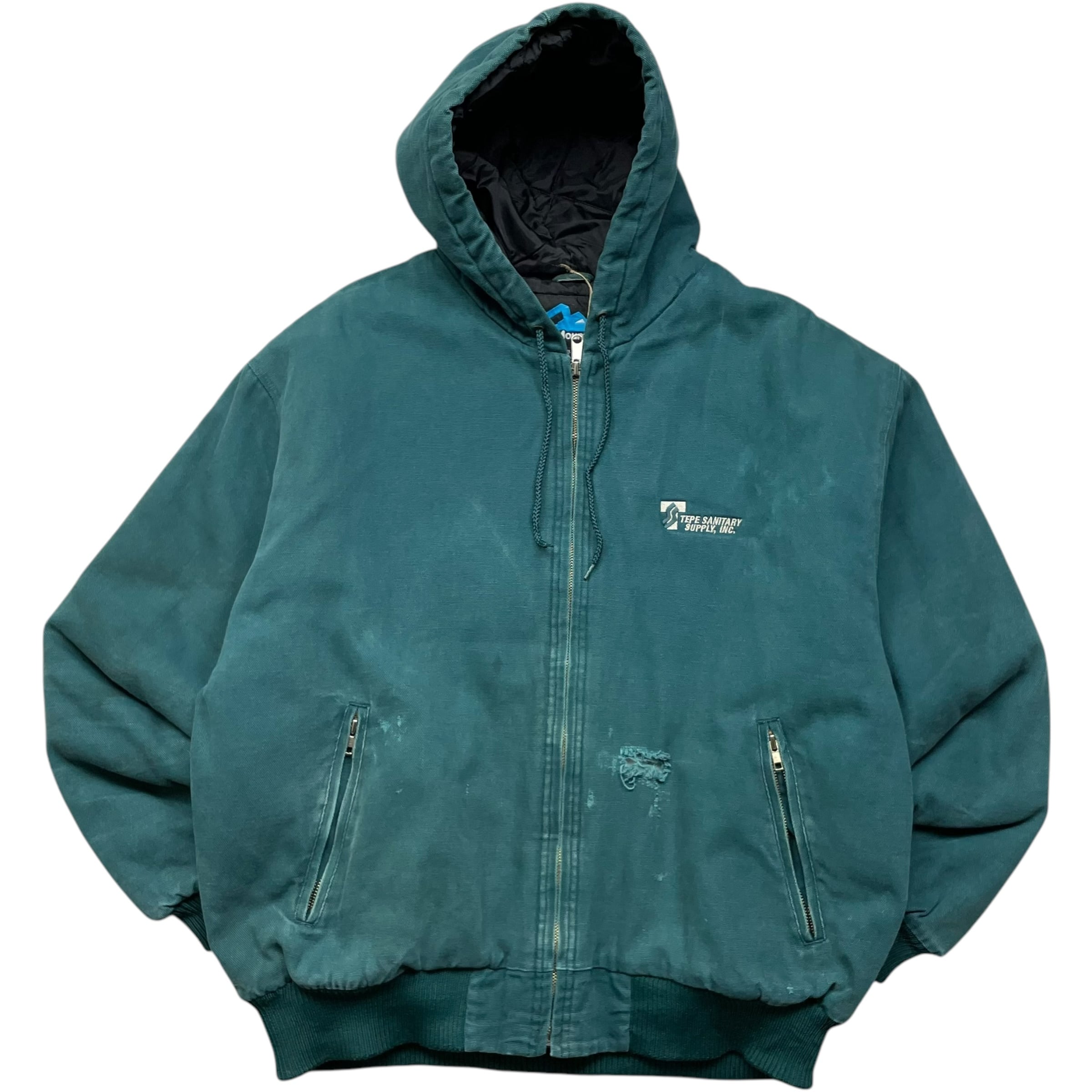 な*る様 Tri-Mountain 企業刺繍 ダック地 ワークジャケット XL XL》 Tri-Mountain トリマウンテン ダックジャケット 刺繍 企業ロゴ