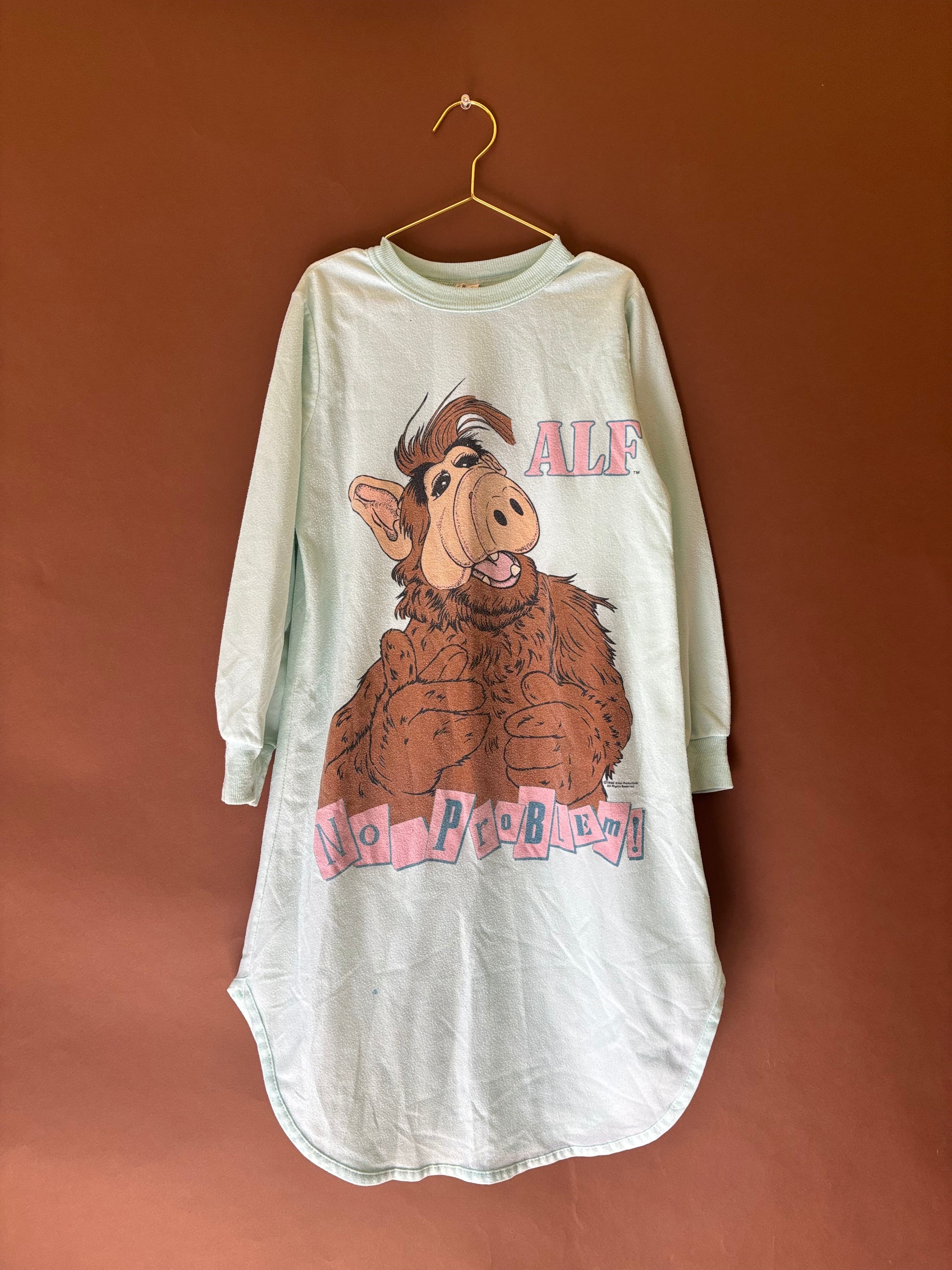 【KIDS vintage】 ALF nightgown dress. about 6-8y