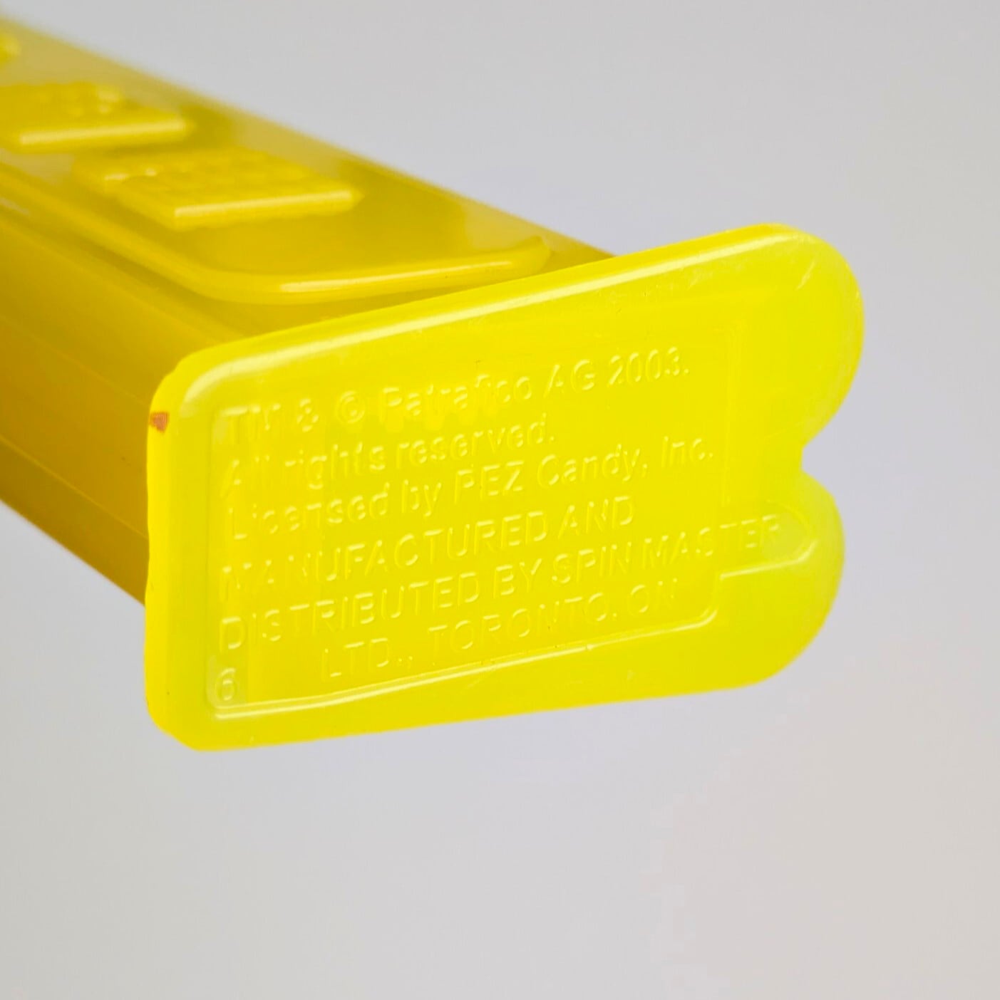 ☆ VINTAGE2003 ☆【 ビッグピーター 】PEZ / ペッツ / クリアイエロー