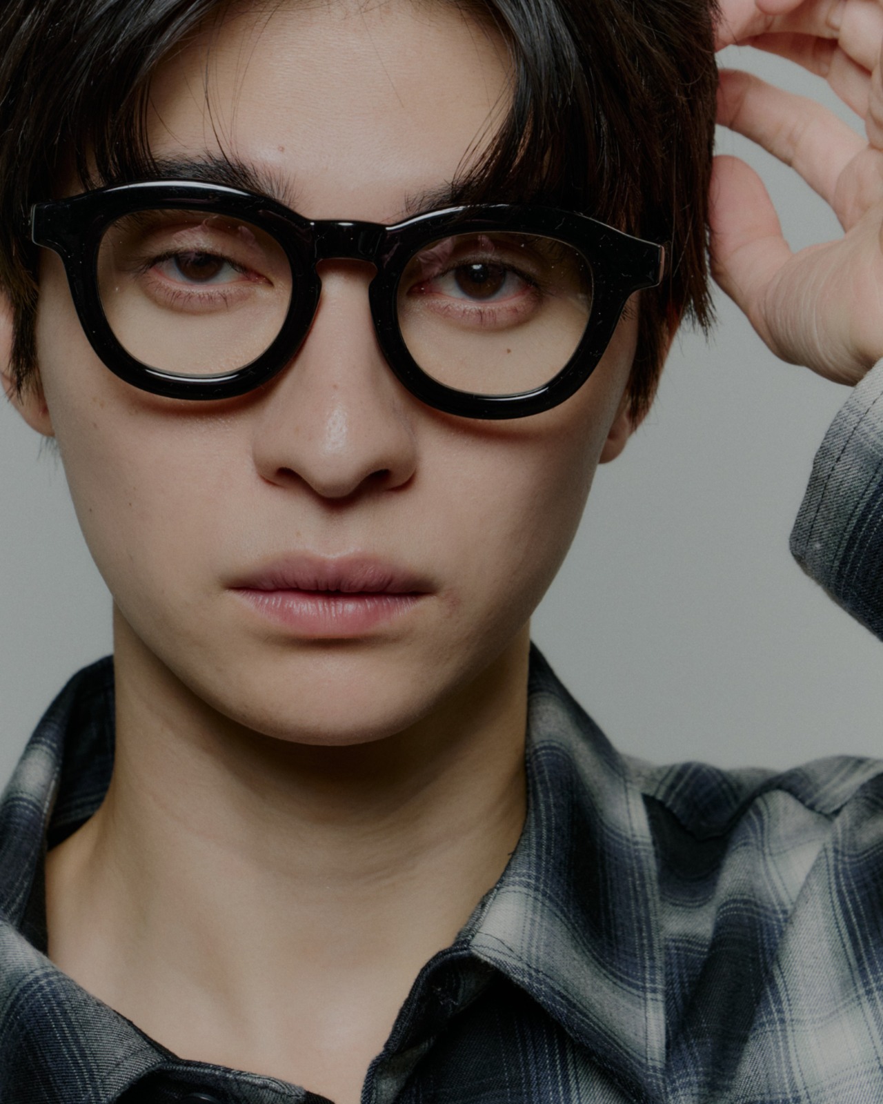 Chloe | black×clear