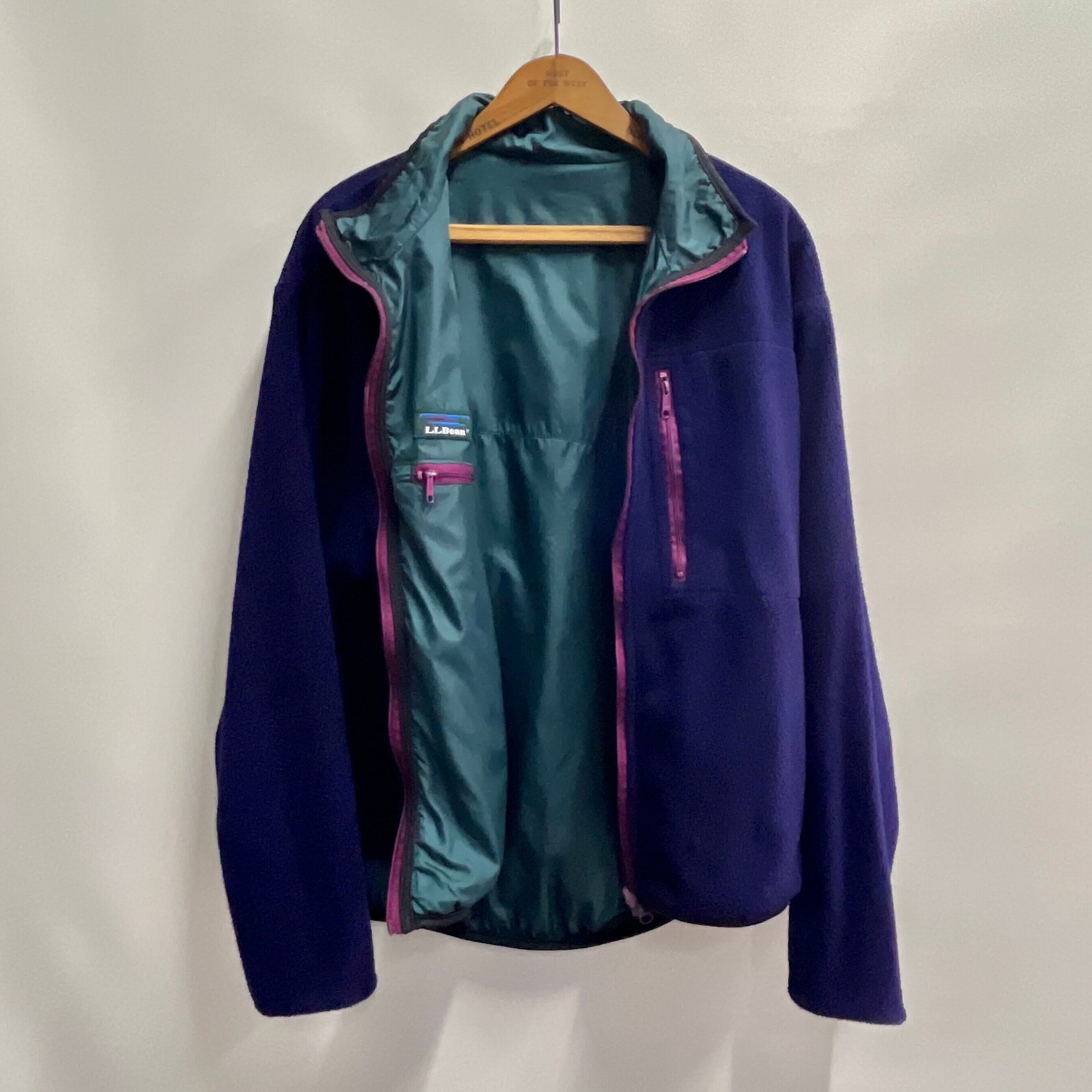 グリーン×パープルL：. 90s L.L.Bean エルエルビーン ナイロン