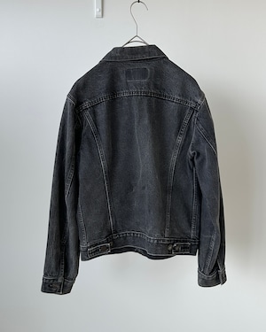 -Levi's- Vintage 80s 36R 70506-0259 Black Denim Jacket made in USA