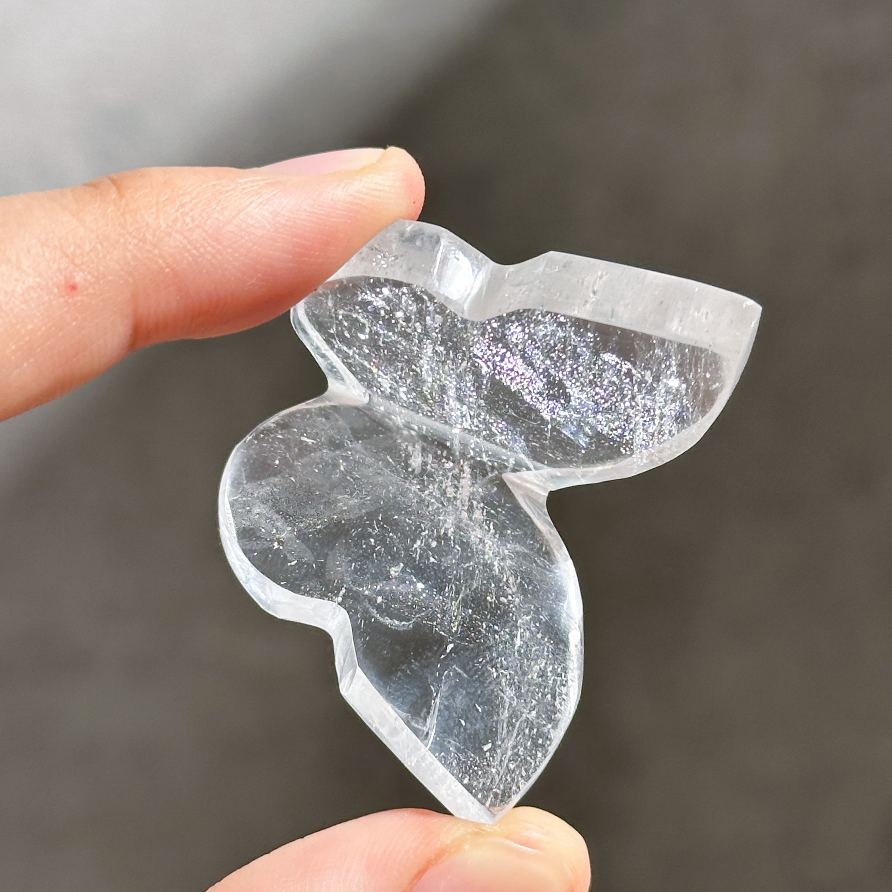 クリアクォーツ 3D蝶 01◇ Clear Quartz Butterfly ◇天然石・鉱物