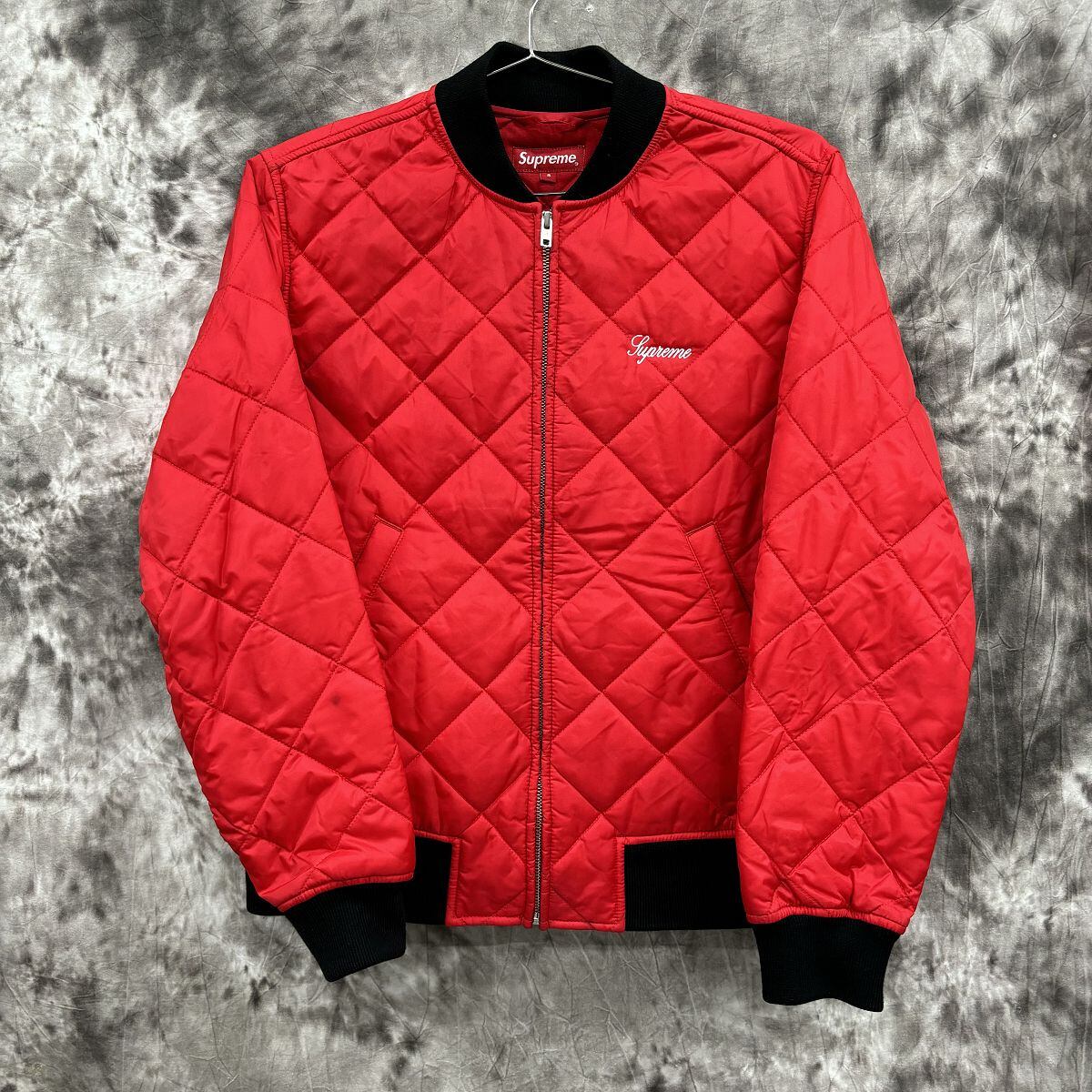 Supreme/シュプリーム【16SS】Sequin Patch Quilted Bomber Jacket 