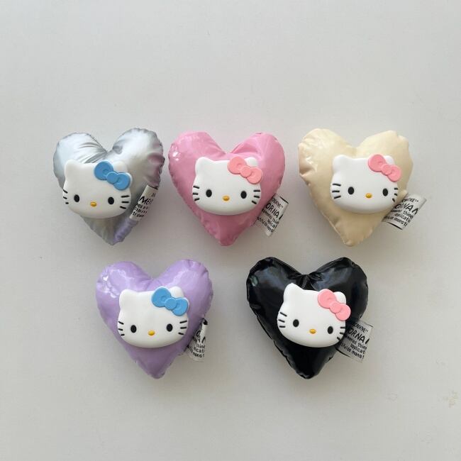 ぷっくりハートタグ♡  No.414 heart cushion Kitty Griptok【 5color 】No. Z073 | o n e m a r k e t