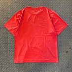 RIVERSIDE BASE Basquiat Quote T-SHIRT FADE RED