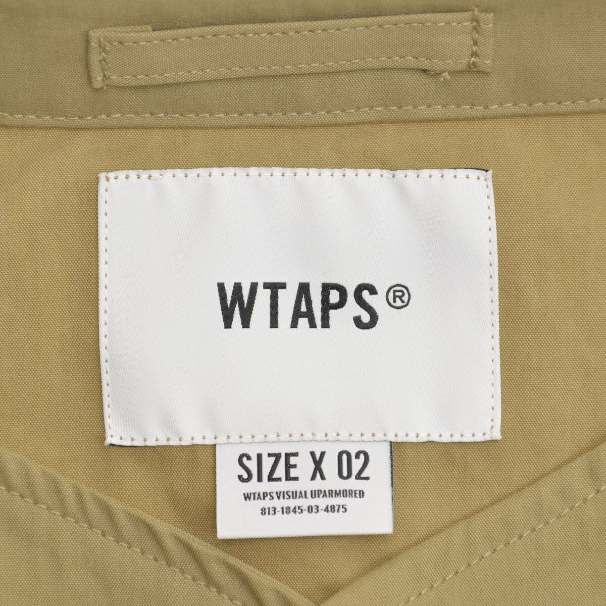 WTAPS SCOUT シャツ　ベージュ　Mサイズ　ダブルタップス