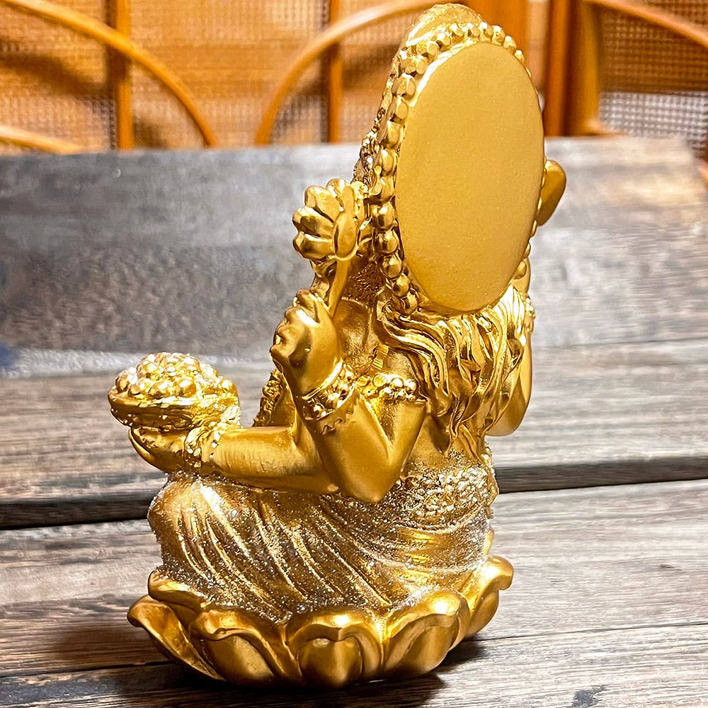 再入荷】ガネーシャ神像 幸運を呼ぶ！黄金に輝くガネーシャ像