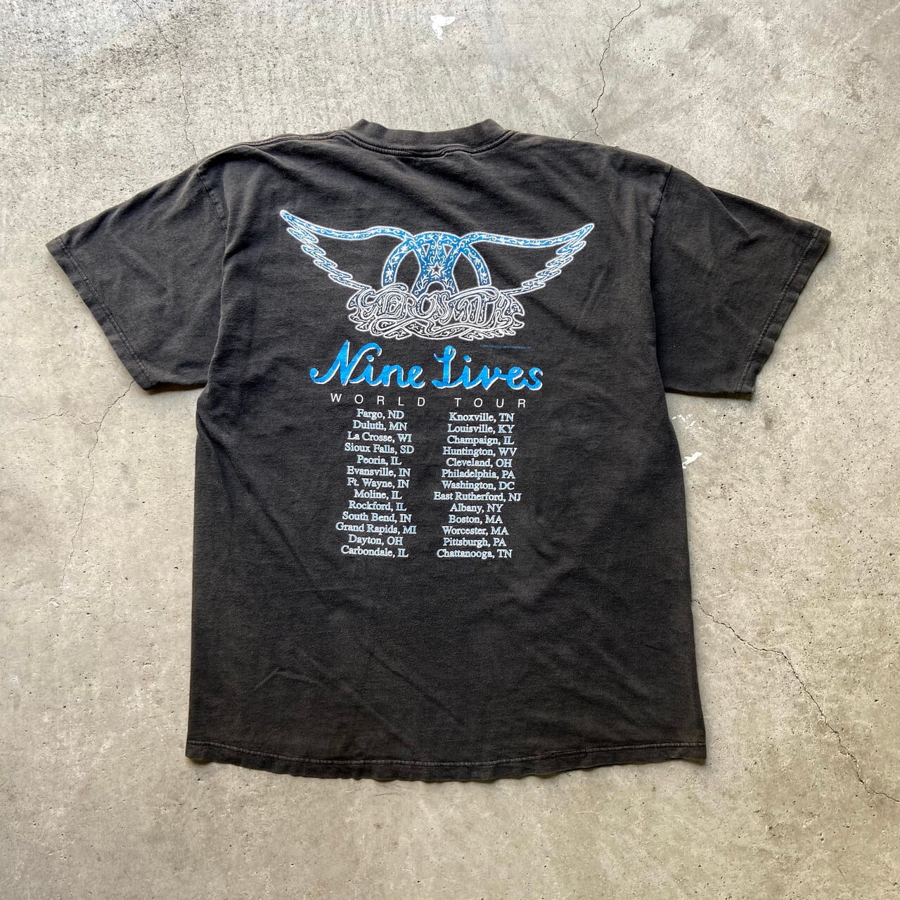 新品ビンテージ AEROSMITH エアロスミス 90sツアーＴシャツ