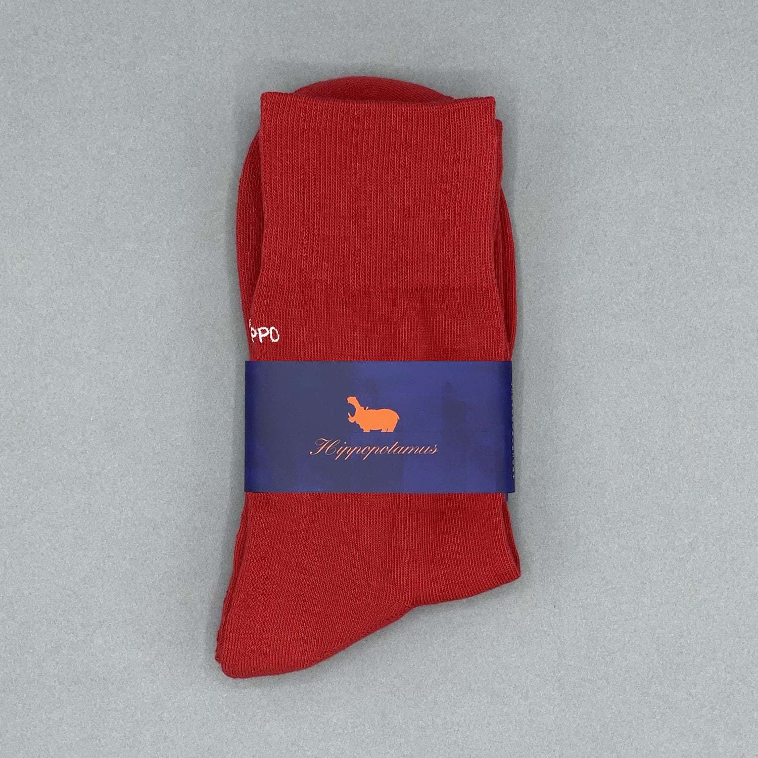 【Hippopotamus】HIPPO socks RED