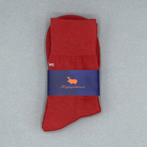 【Hippopotamus】HIPPO socks RED