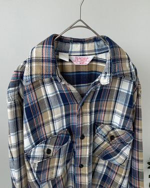 -Best- Vintage 70-80s Flannel Check Shirt
