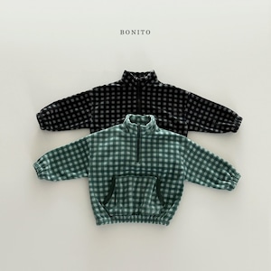【予約】Mini Check Half-Zip Sweatshirt