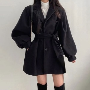 チェスター コート ミドル丈 レディース 秋冬 韓国 通勤 通学 ビジネス オフィス きれいめ 大人 カジュアル 防寒 保温 暖かい おしゃれ ウエストマーク アウター 着痩せ 大人可愛い 大人女子