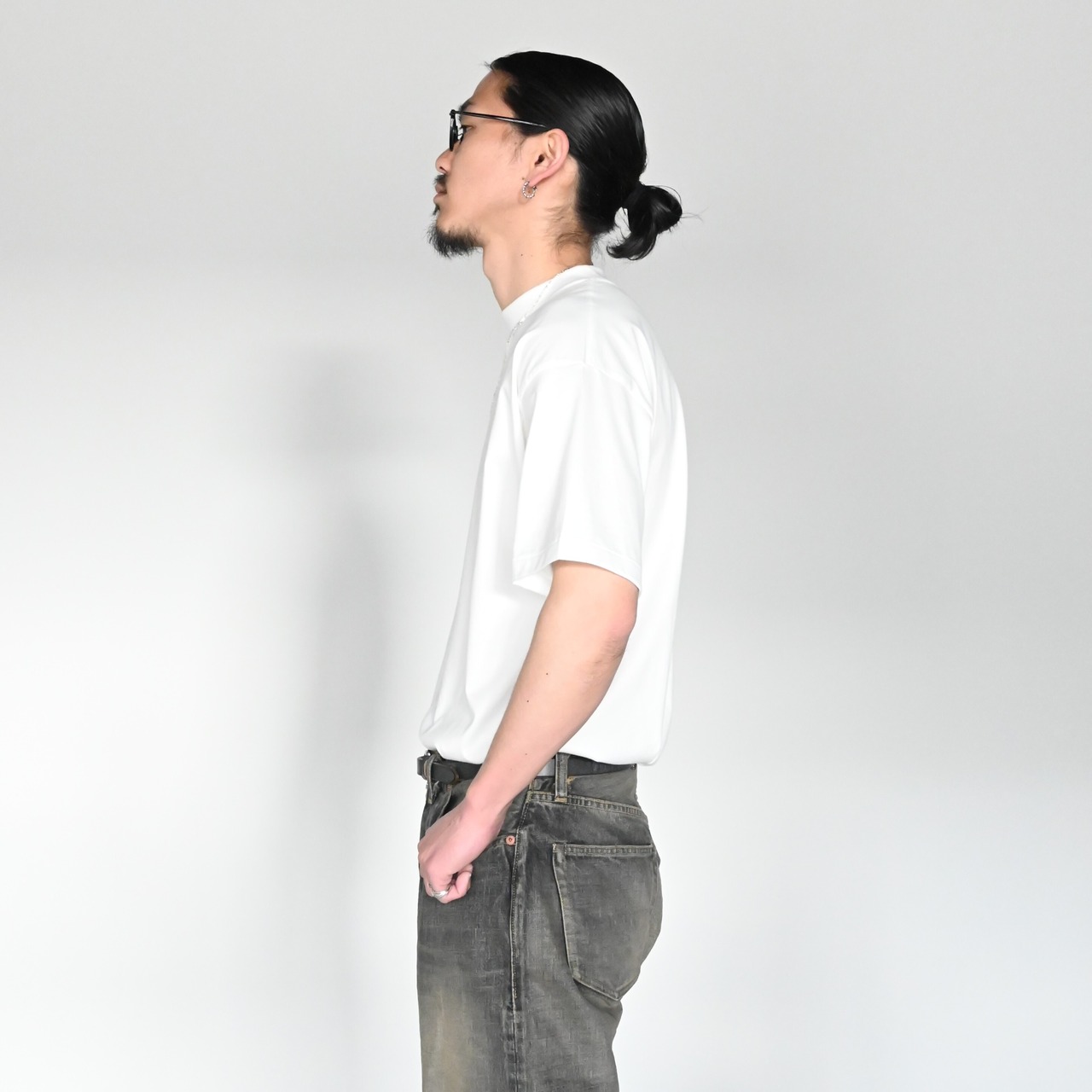 INTÉRIM シャツ、デニムスタイル