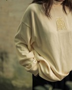 Embroidered High Neck Sweatshirt 2color【G1068】