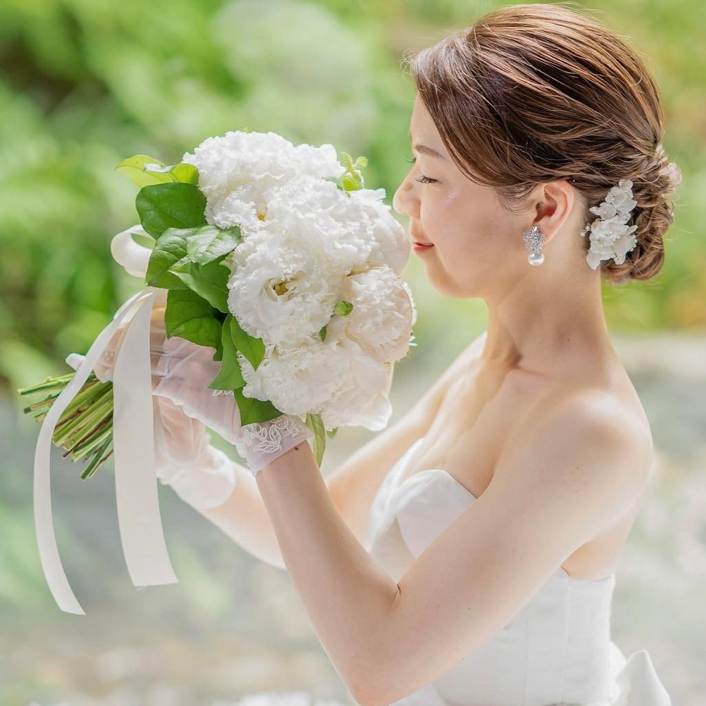 Stella flower ブライダルアクセサリー ウェディング ピアス  