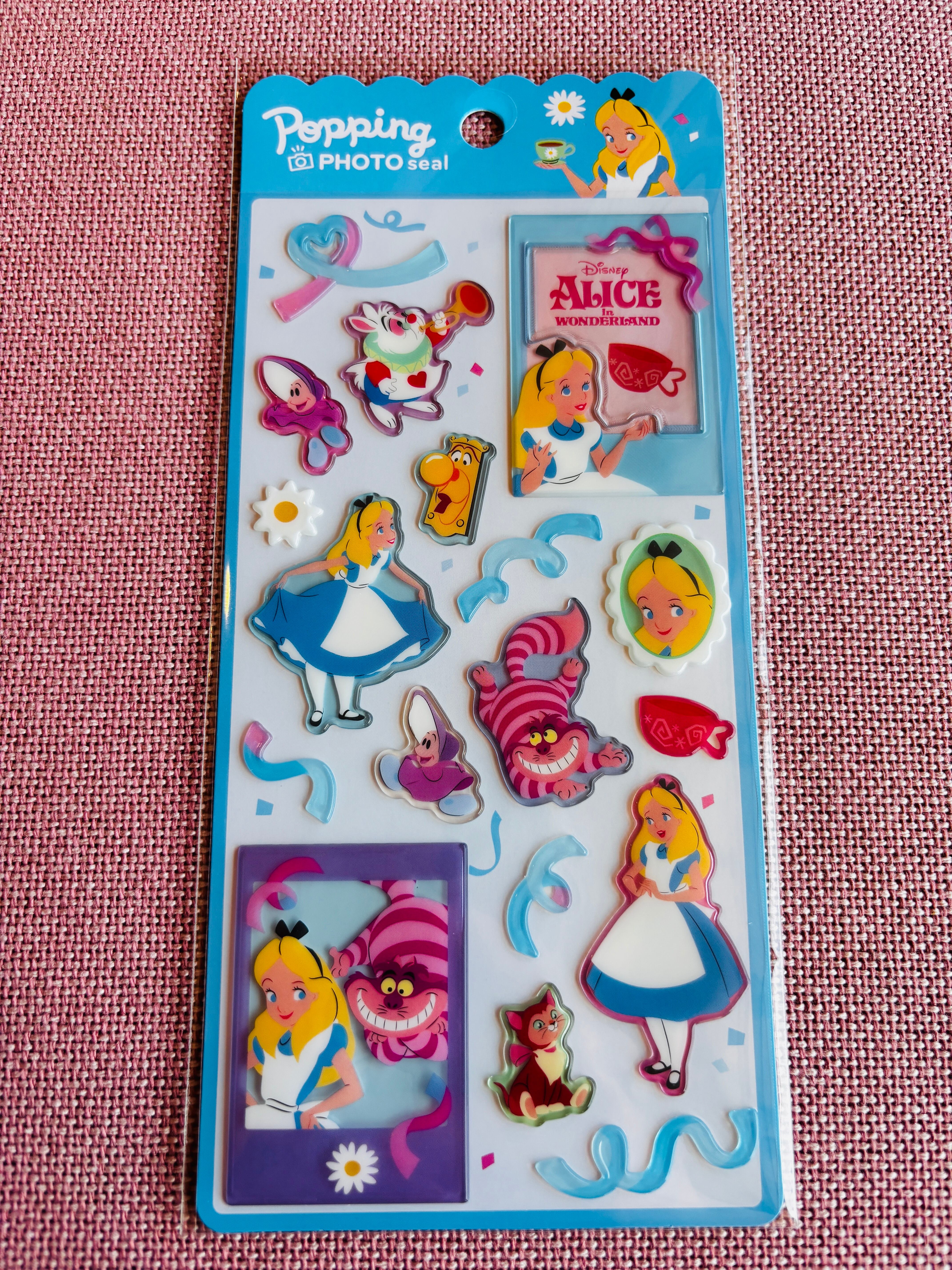 ディズニー 不思議の国のアリス ポッピングフォトシール X03