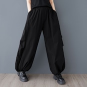 ドローストリング バルーン ワイドパンツ 00156