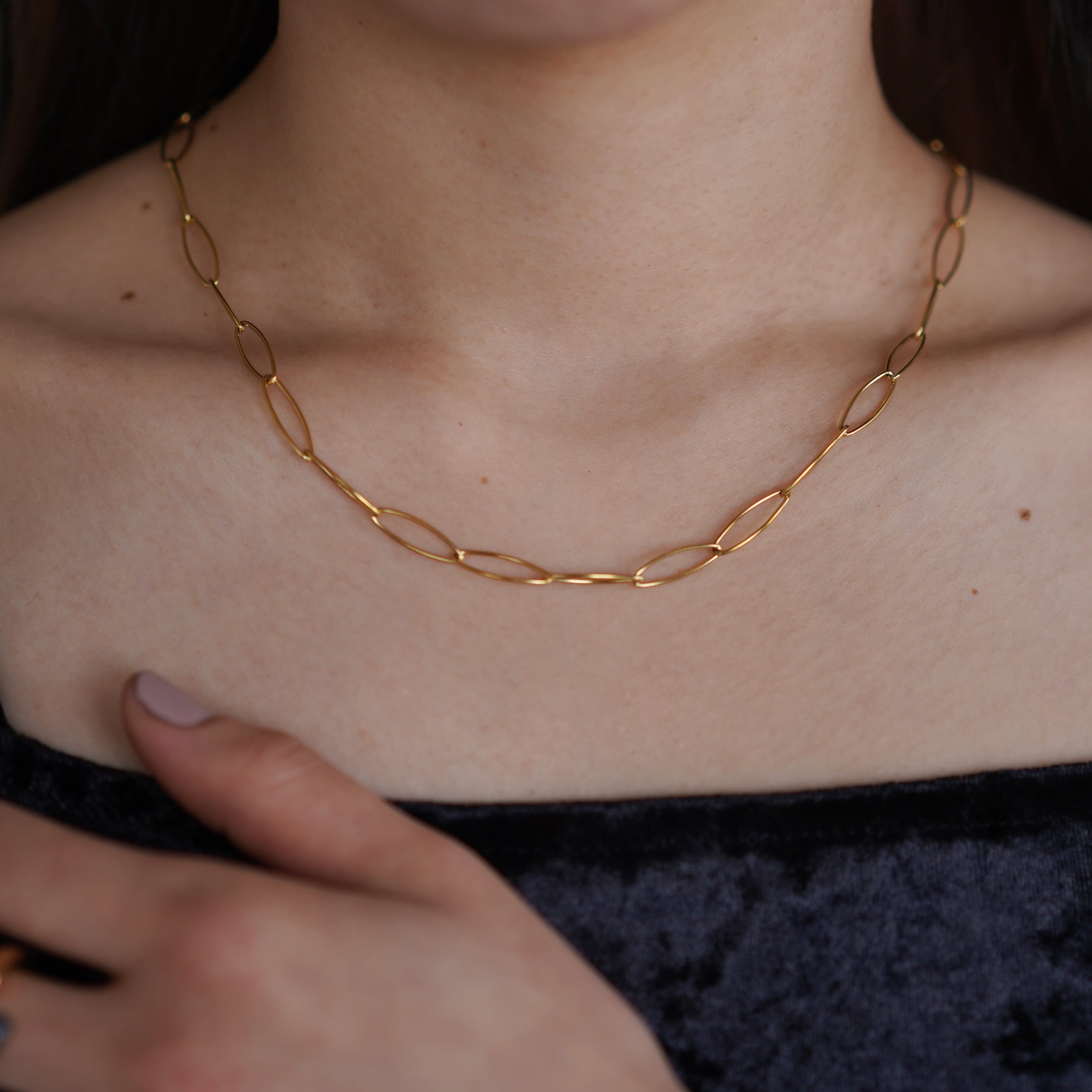 つけっぱなし・細チェーンネックレス | jojono