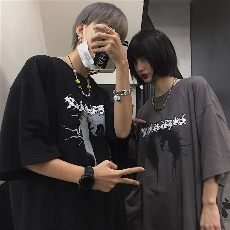 送料無料】KOREA サマーダークルーズTシャツ レディース 夏物 ✭韓国