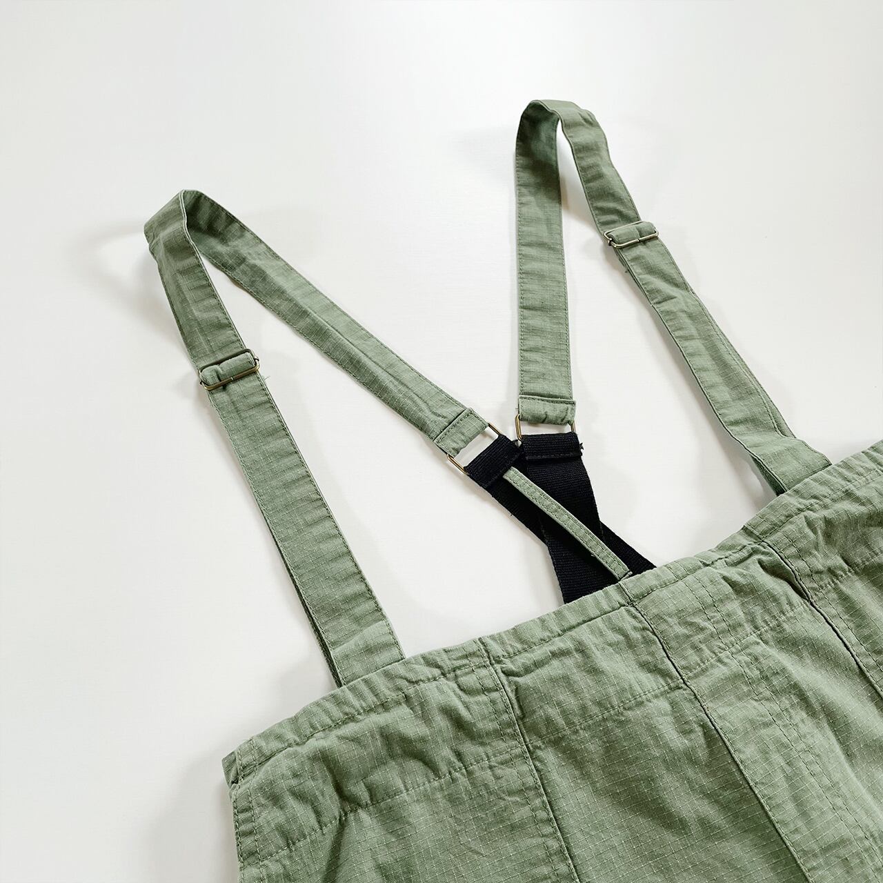Ripstop suspenders pants (khaki)