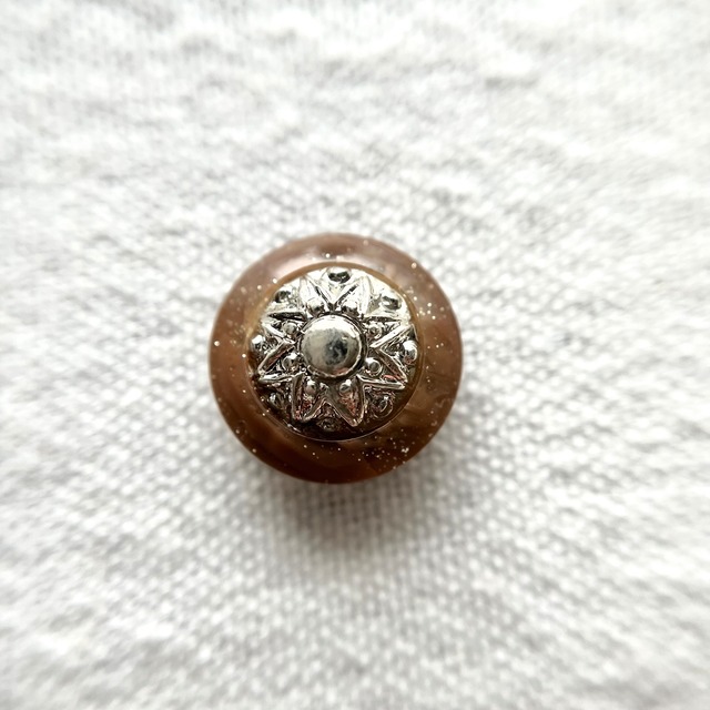 ブラウン シルバースターフラワー 15mm