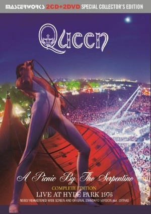 NEW  QUEEN      A PICNIC BY THE SERPENTINE =COMPLETE EDITION=   2CDR+2DVDR Free Shipping