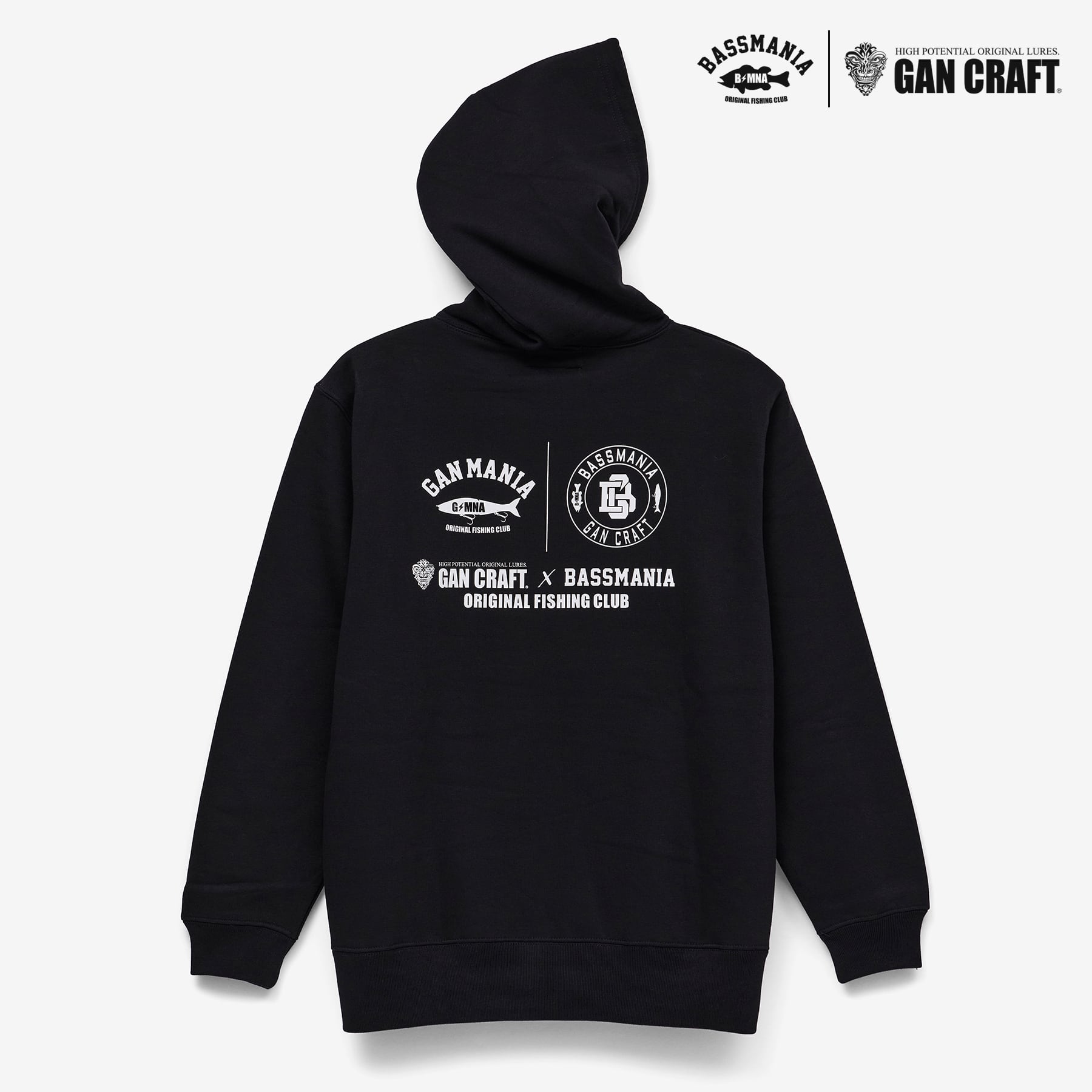 GANCRAFT×BASSMANIA】GANMANIA Sweat Pullover ［BLK］［LIMITED