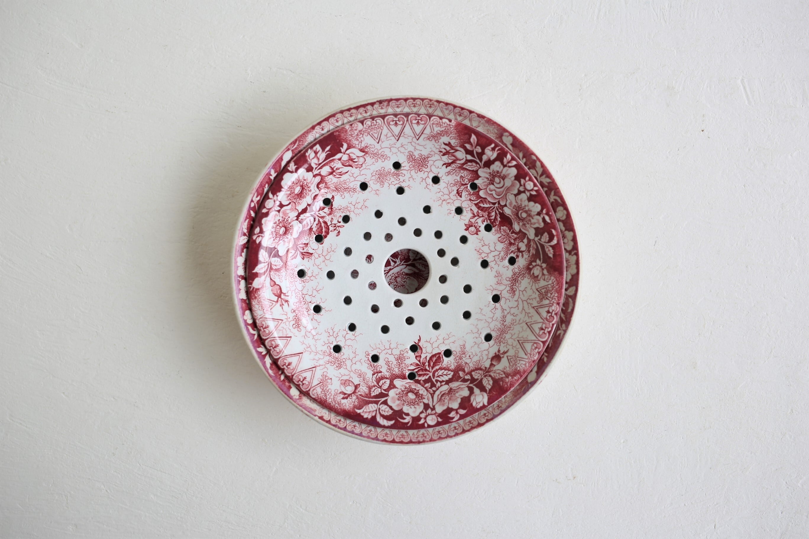 フランス アンティーク K&G LUNEVILLE『JARDINIÈRE』 水切り皿 スポンジトレイ N-03839