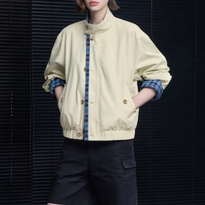 コットンスタンドカラージャケット ・21123 コットンスタンドカラージャケット ・21123