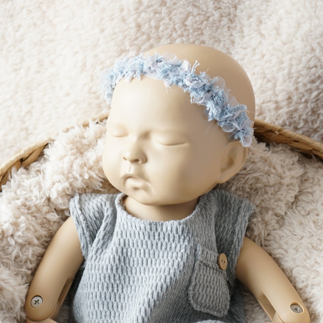 ニューボーン フォト リボン冠 [r110] | Newborn Photo Props - lapis